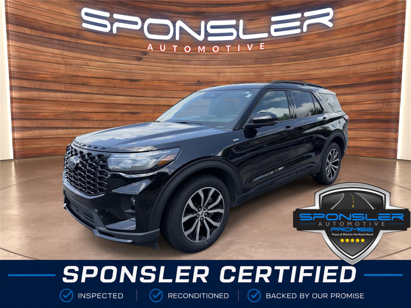 Agate Black Metallic 2026 Ford Explorer SUV / Crossover All-Wheel Drive Automatic