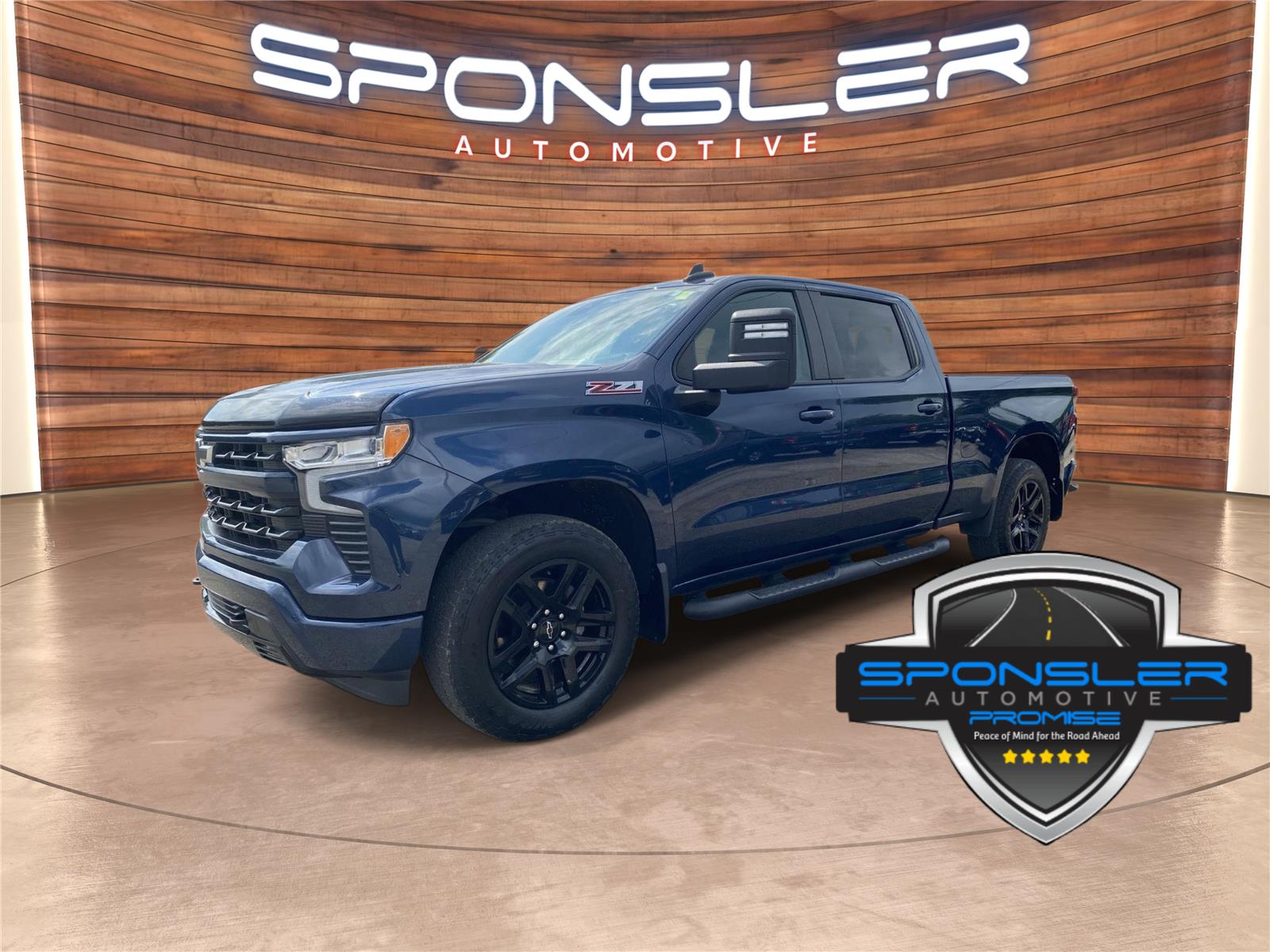 Northsky Blue Metallic 2023 Chevrolet Silverado 1500 Pickup Truck Four-Wheel Drive 8-Speed Automatic