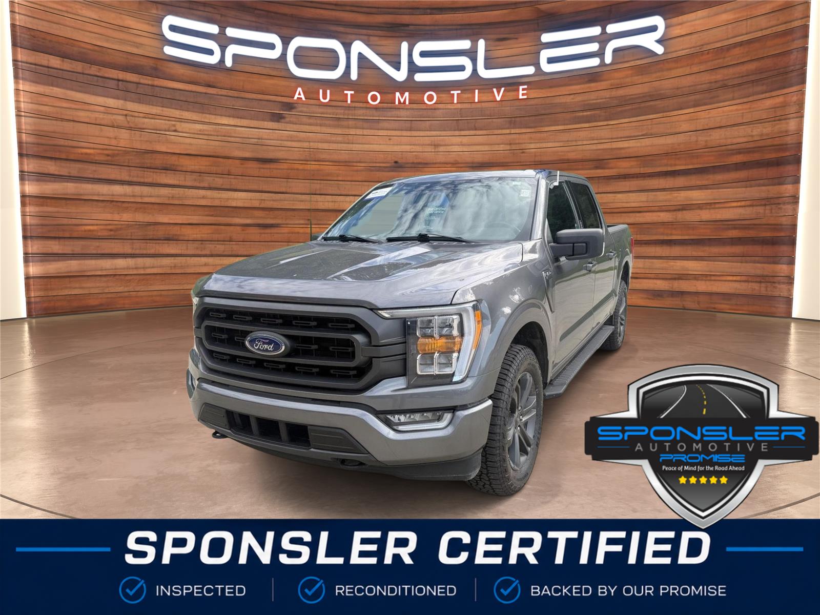 Carbonized Gray 2023 Ford F-150 Pickup Truck Four-Wheel Drive Automatic
