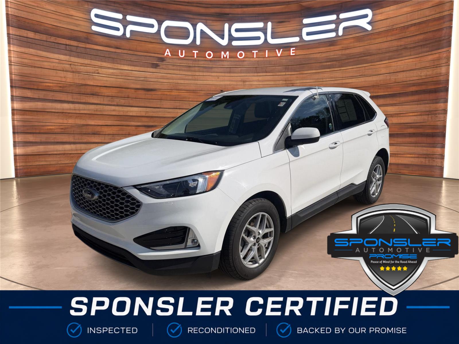 Oxford White 2024 Ford Edge SUV / Crossover All-Wheel Drive 8-Speed Automatic