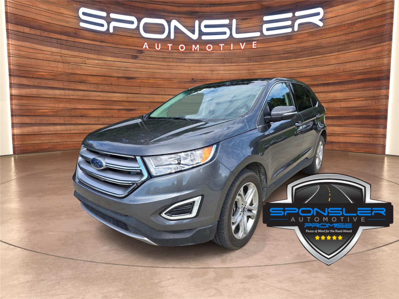 Gray (Magnetic) 2018 Ford Edge SUV / Crossover All-Wheel Drive 6-Speed Automatic