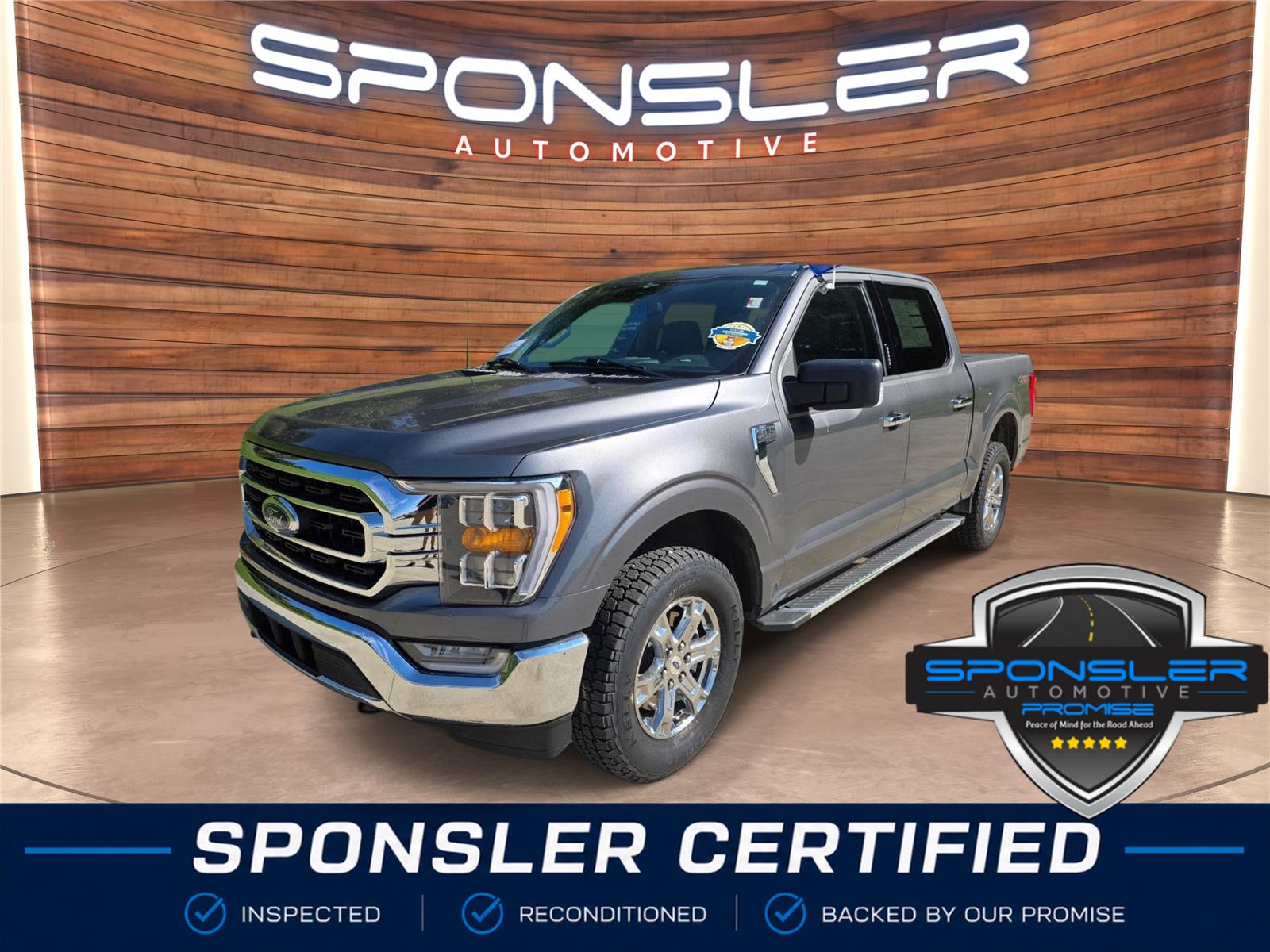 Carbonized Gray 2023 Ford F-150 Pickup Truck Four-Wheel Drive Automatic