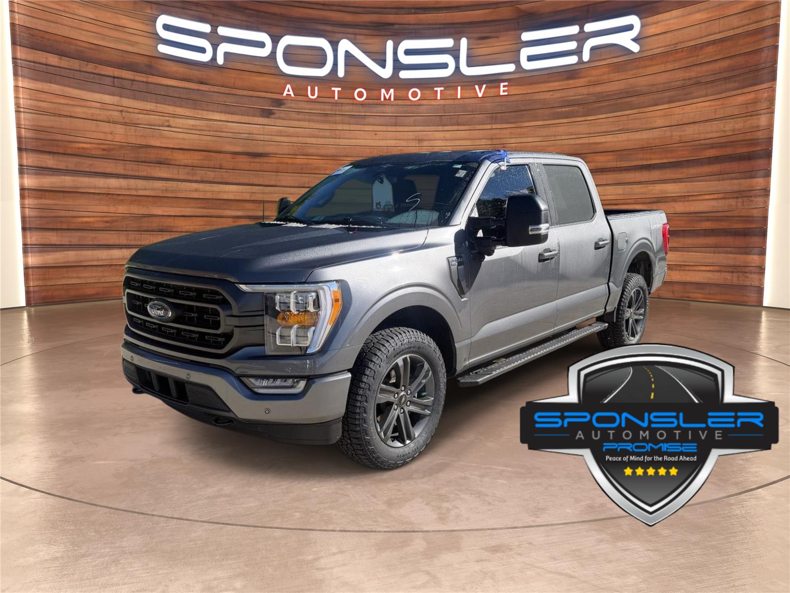 Carbonized Gray 2023 Ford F-150 Pickup Truck Four-Wheel Drive Automatic