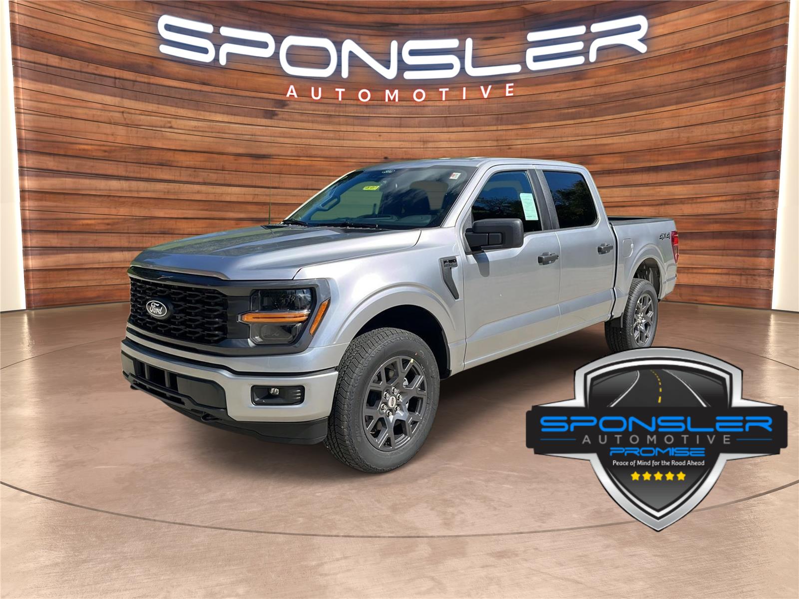 Iconic Silver 2026 Ford F-150 Pickup Truck Four-Wheel Drive Automatic