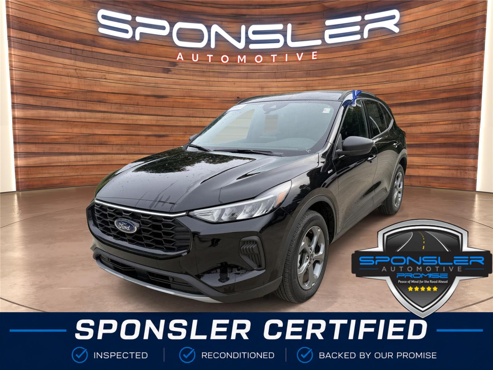 Agate Black 2025 Ford Escape SUV / Crossover All-Wheel Drive 8-Speed Automatic