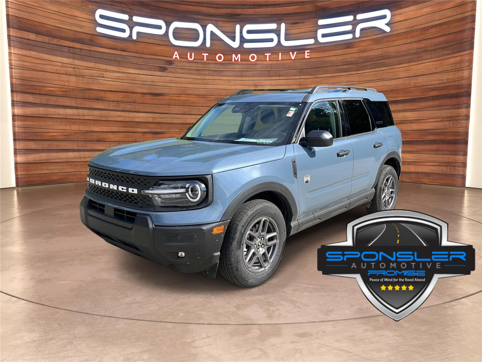Blue (Azure Gray Metallic Tri-Coat) 2026 Ford Bronco Sport SUV / Crossover All-Wheel Drive 8-Speed Automatic