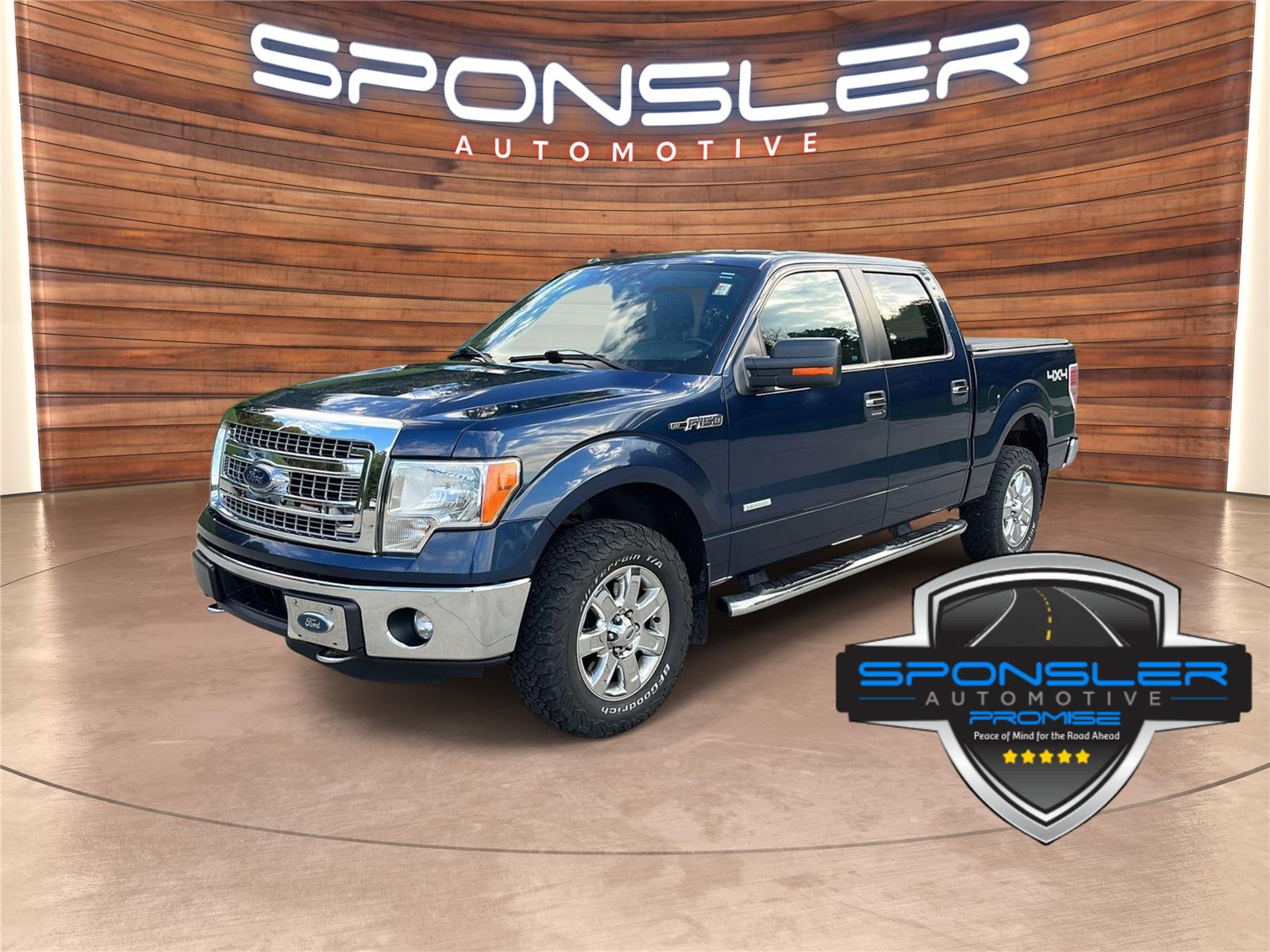 Blue Jeans Metallic 2014 Ford F-150 Pickup Truck Four-Wheel Drive Automatic