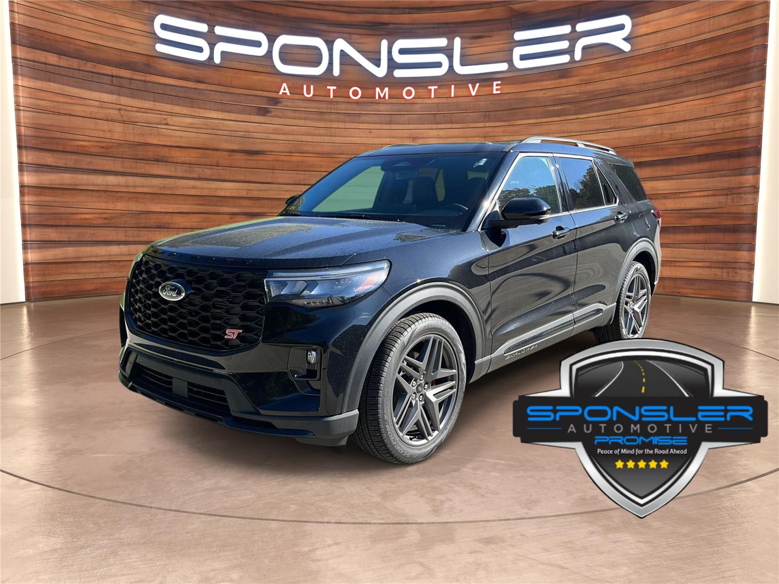 Agate Black 2026 Ford Explorer SUV / Crossover All-Wheel Drive Automatic