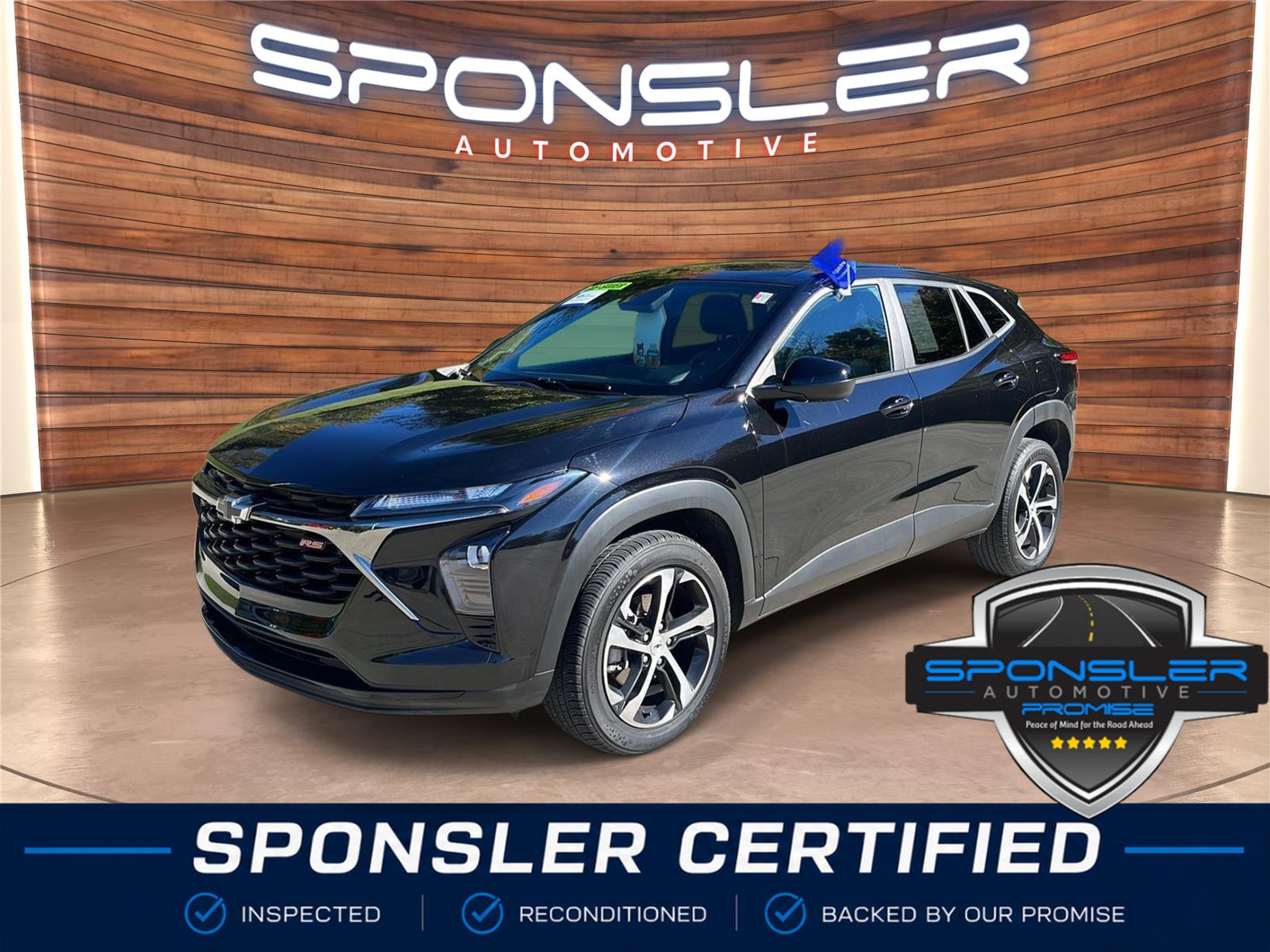 Mosaic Black Metallic 2025 Chevrolet Trax SUV / Crossover Front-Wheel Drive 6-Speed Automatic