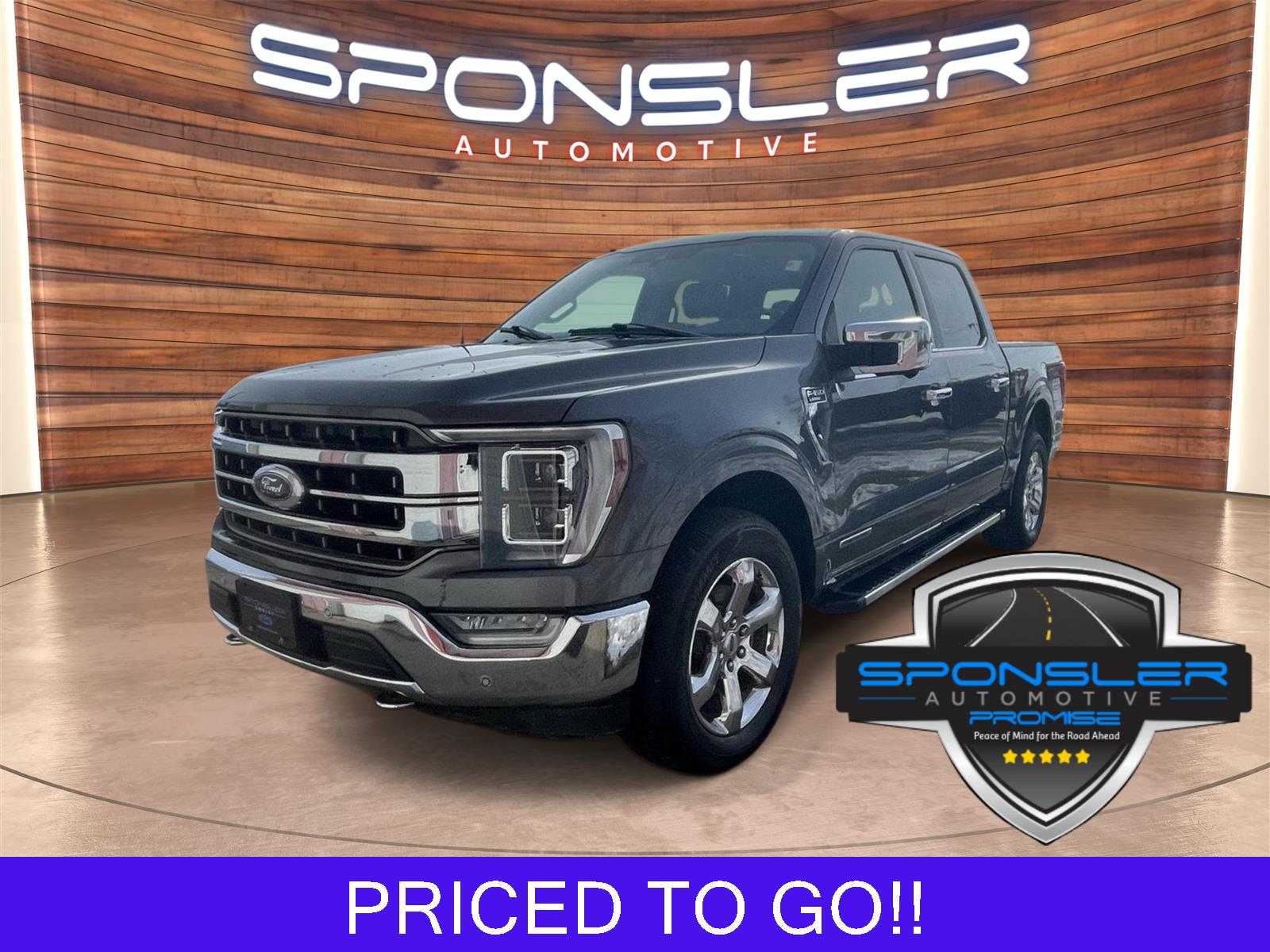 Carbonized Gray 2022 Ford F-150 Pickup Truck Four-Wheel Drive Automatic