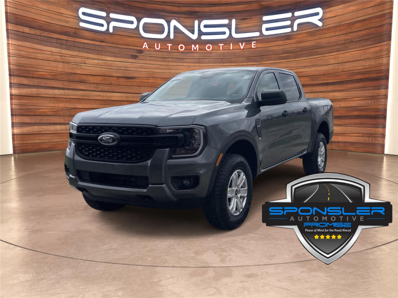 Carbonized Gray Metallic 2026 Ford Ranger Pickup Truck Four-Wheel Drive Automatic