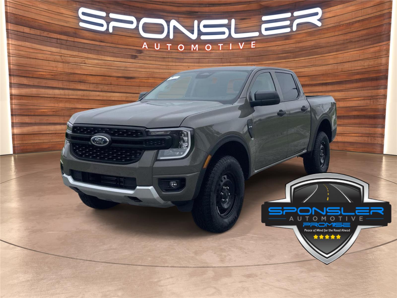 Marsh Gray 2026 Ford Ranger Pickup Truck Four-Wheel Drive Automatic