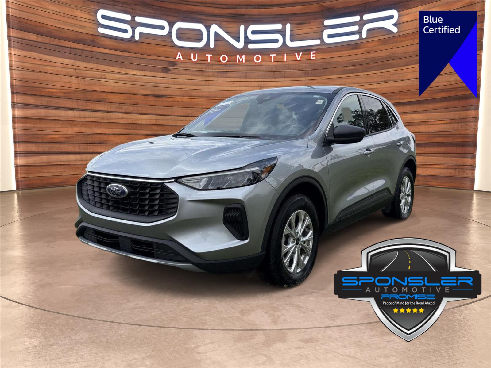 Iconic Silver 2024 Ford Escape SUV / Crossover All-Wheel Drive 8-Speed Automatic