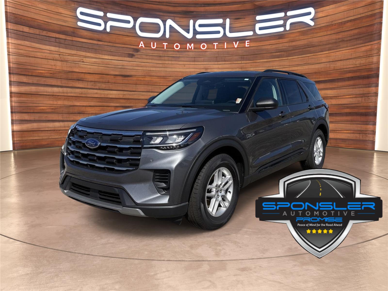 Carbonized Gray 2026 Ford Explorer SUV / Crossover Rear-Wheel Drive Automatic