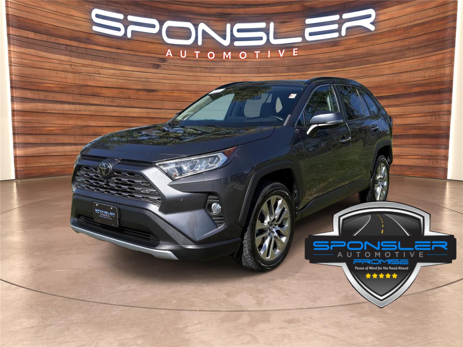 Magnetic Gray Metallic 2019 Toyota RAV4 SUV / Crossover All-Wheel Drive Automatic