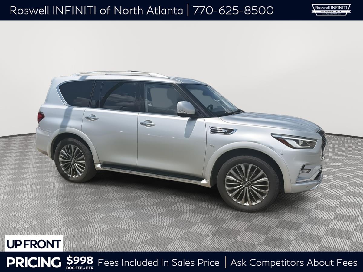 Gray (Liquid Platinum) 2018 INFINITI QX80 SUV / Crossover Rear-Wheel Drive Automatic