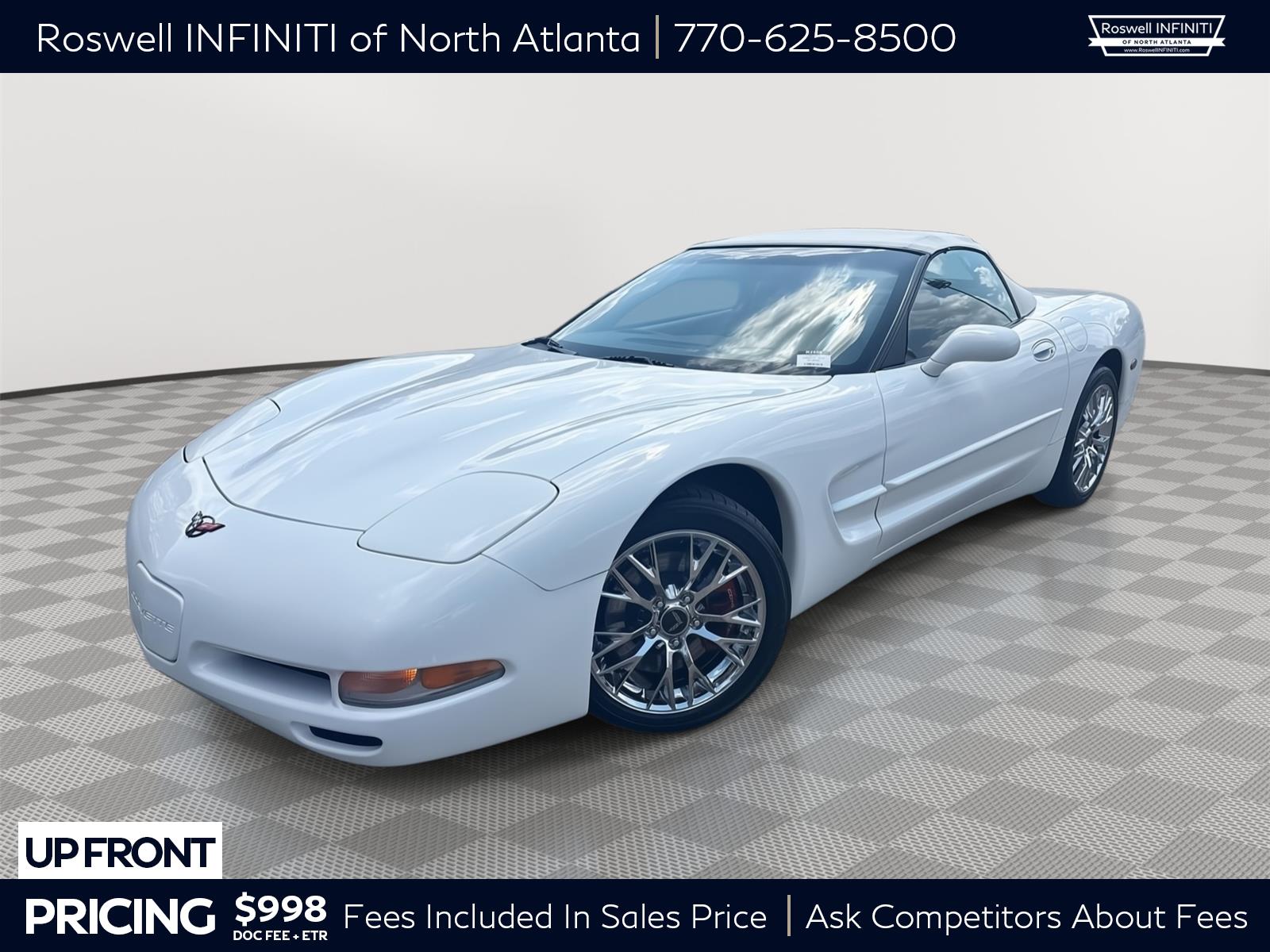 Arctic White 2004 Chevrolet Corvette Convertible RWD Convertible Rear-Wheel Drive 4-Speed Automatic