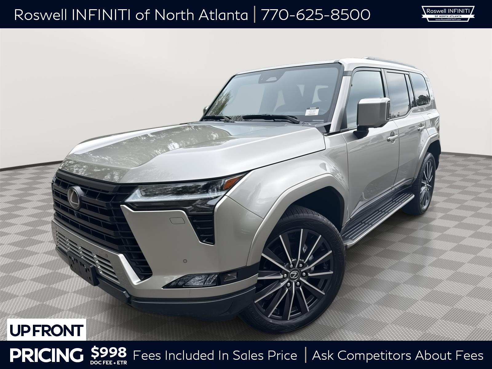 Atomic Silver 2024 Lexus GX 550 Luxury AWD SUV / Crossover All-Wheel Drive Automatic