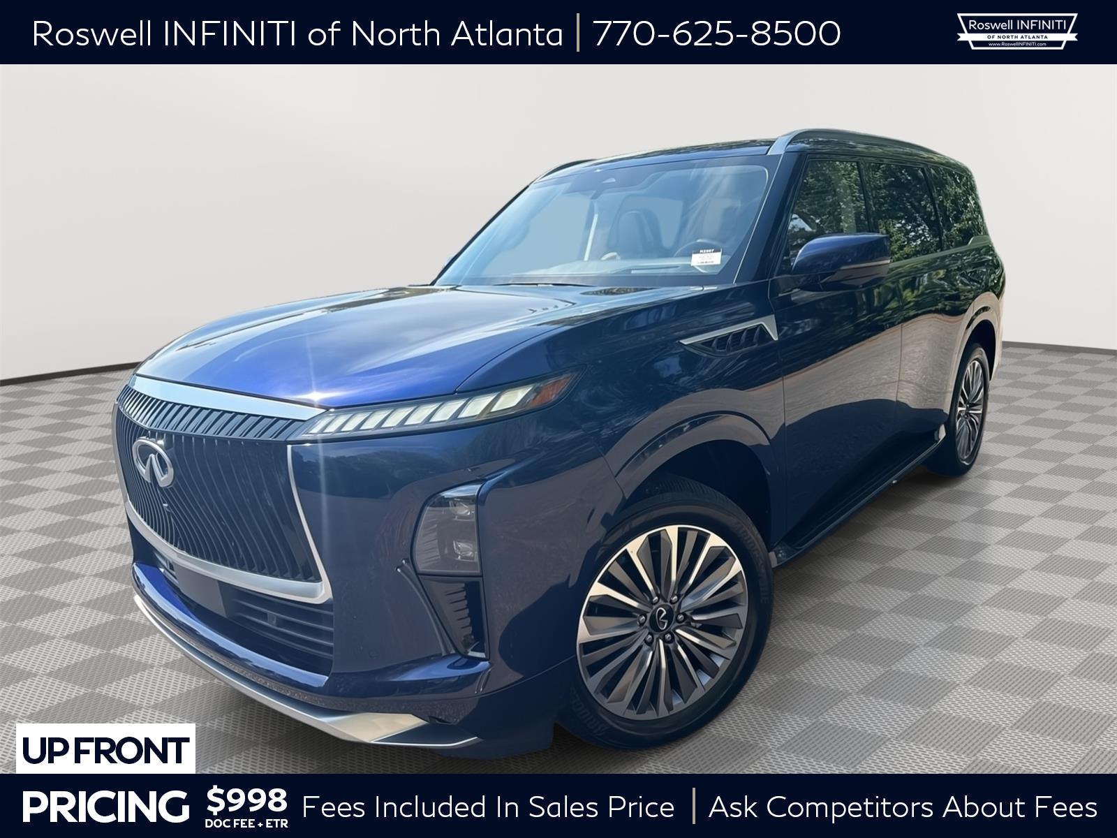 Grand Blue 2025 INFINITI QX80 Sensory 4WD SUV / Crossover All-Wheel Drive Automatic