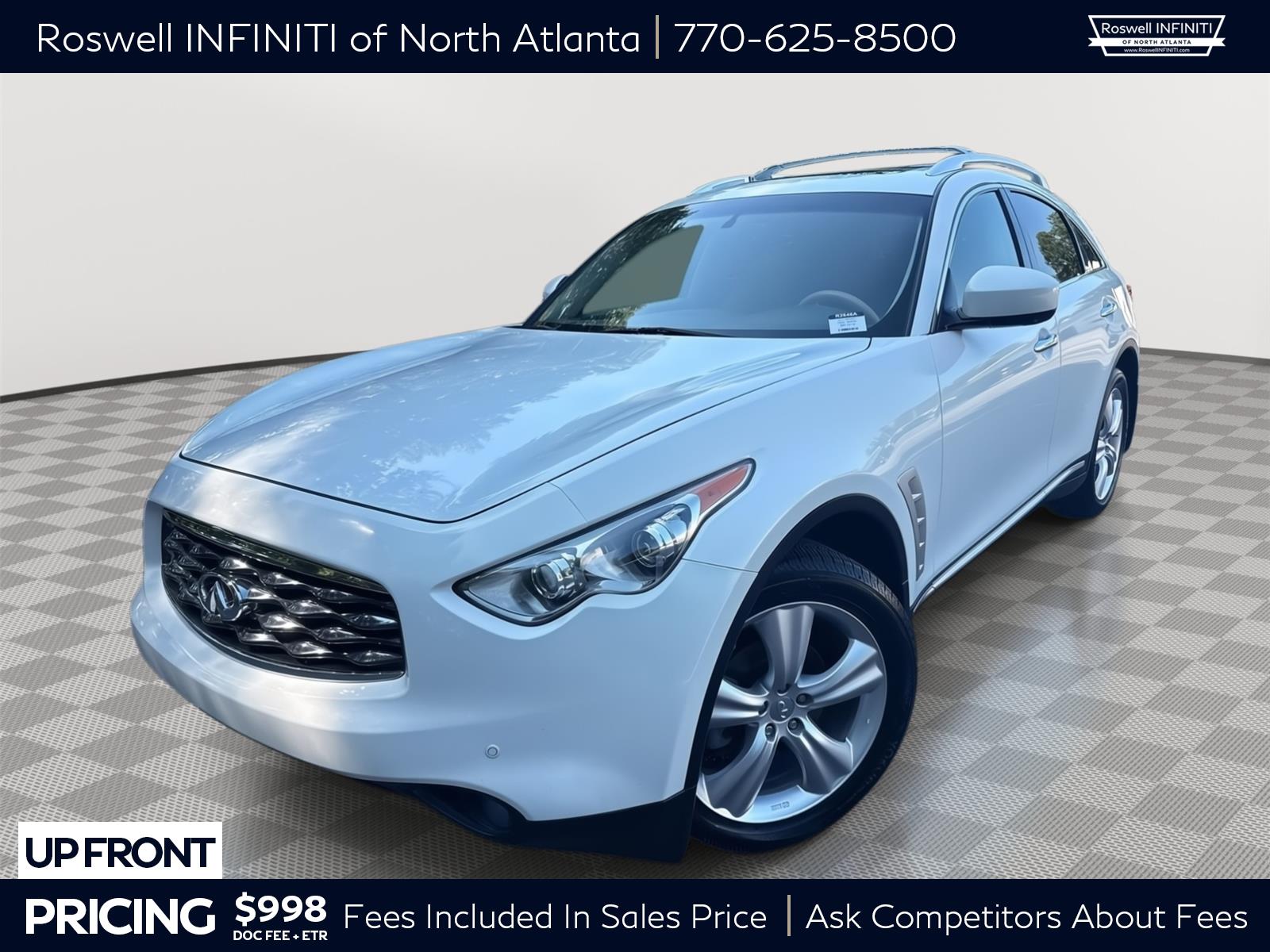 Moonlight White 2011 INFINITI FX35 SUV / Crossover Rear-Wheel Drive Automatic