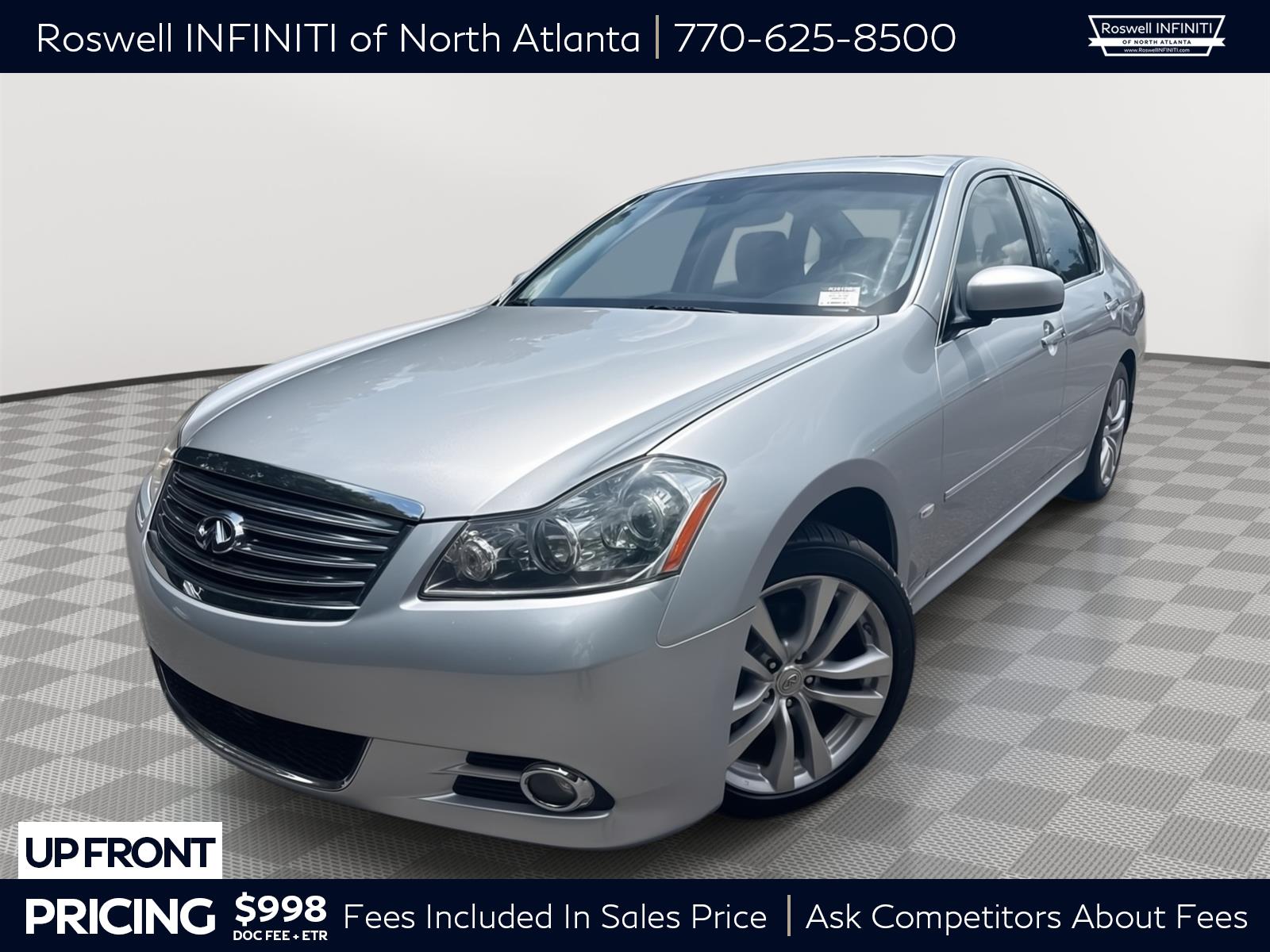 Gray (Liquid Platinum) 2009 INFINITI M35 Sedan Rear-Wheel Drive Automatic