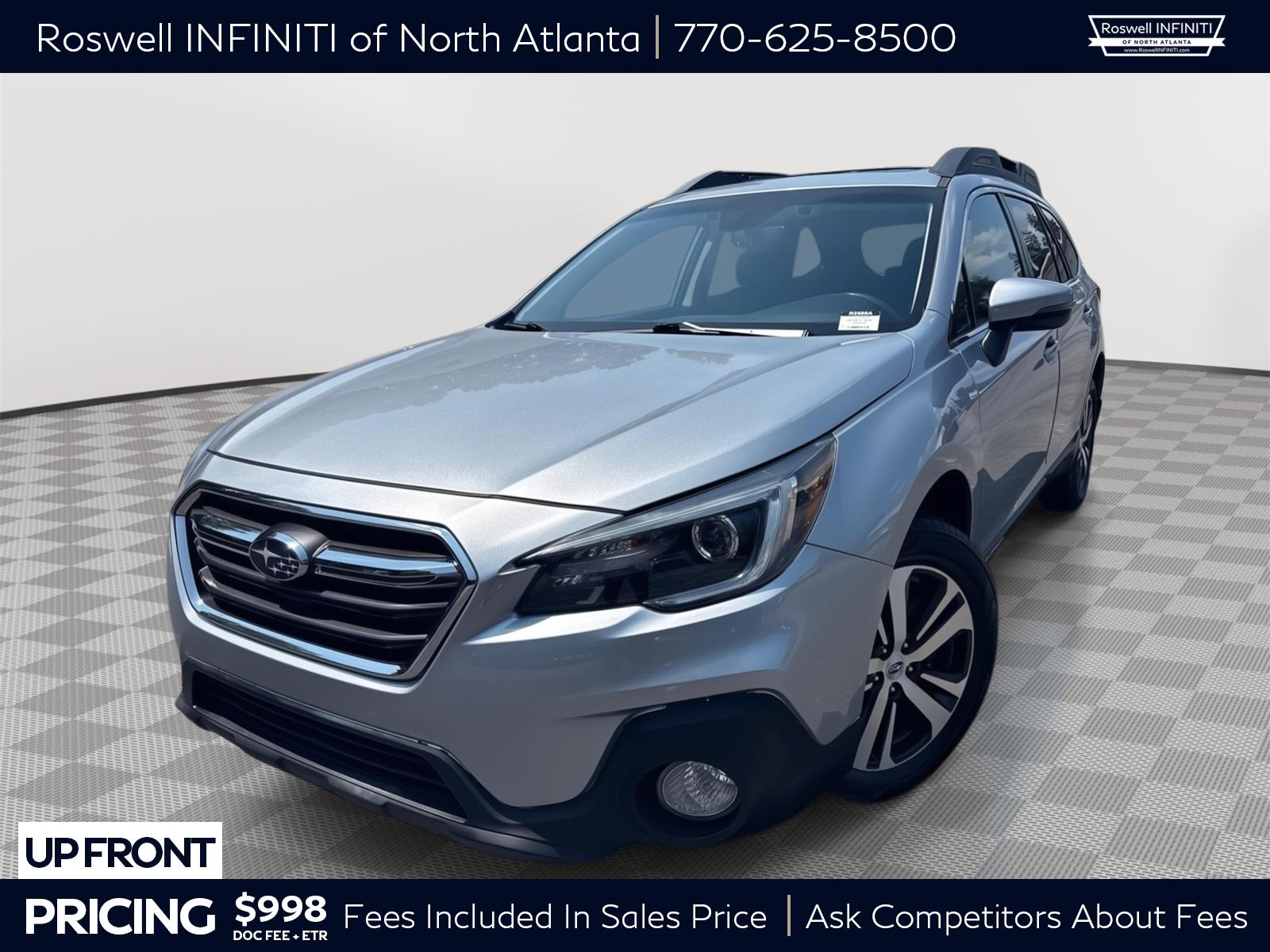 Ice Silver Metallic 2018 Subaru Outback Wagon All-Wheel Drive Continuously Variable Transmission