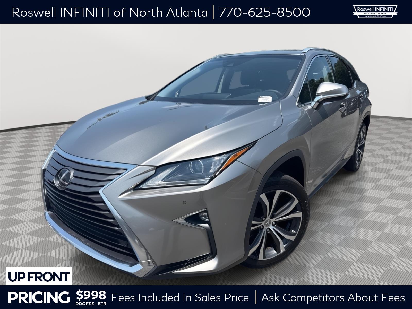Atomic Silver 2017 Lexus RX SUV / Crossover Front-Wheel Drive