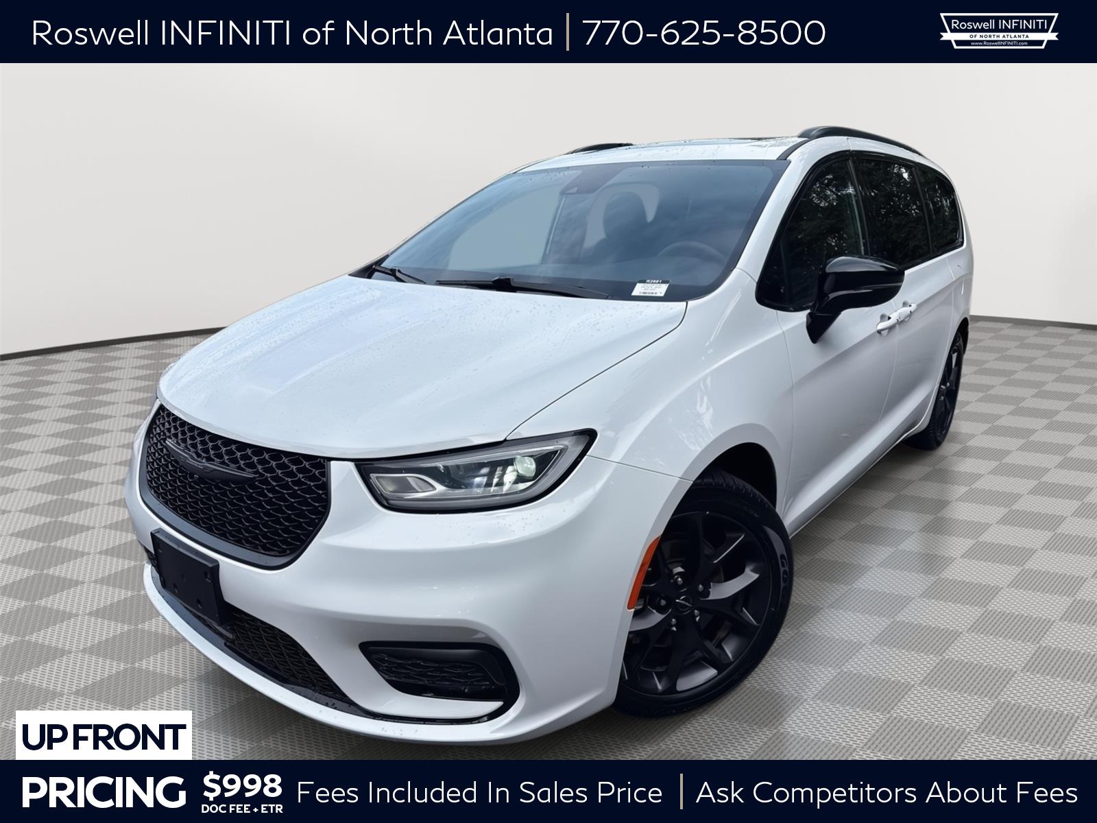 Bright White Clearcoat 2025 Chrysler Pacifica Minivan Front-Wheel Drive 9-Speed Automatic