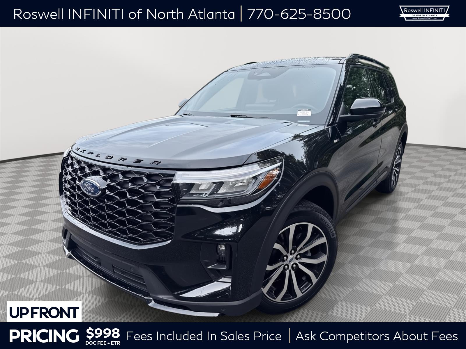 Agate Black 2026 Ford Explorer SUV / Crossover All-Wheel Drive Automatic