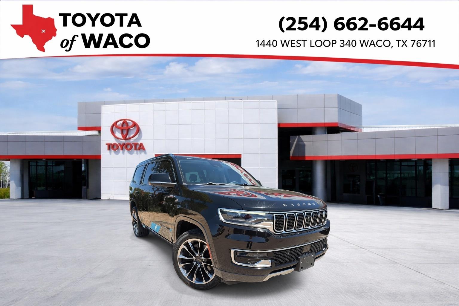 Diamond Black Crystal Pearlcoat 2022 Jeep Wagoneer Series III RWD SUV / Crossover 4X2 8-Speed Automatic