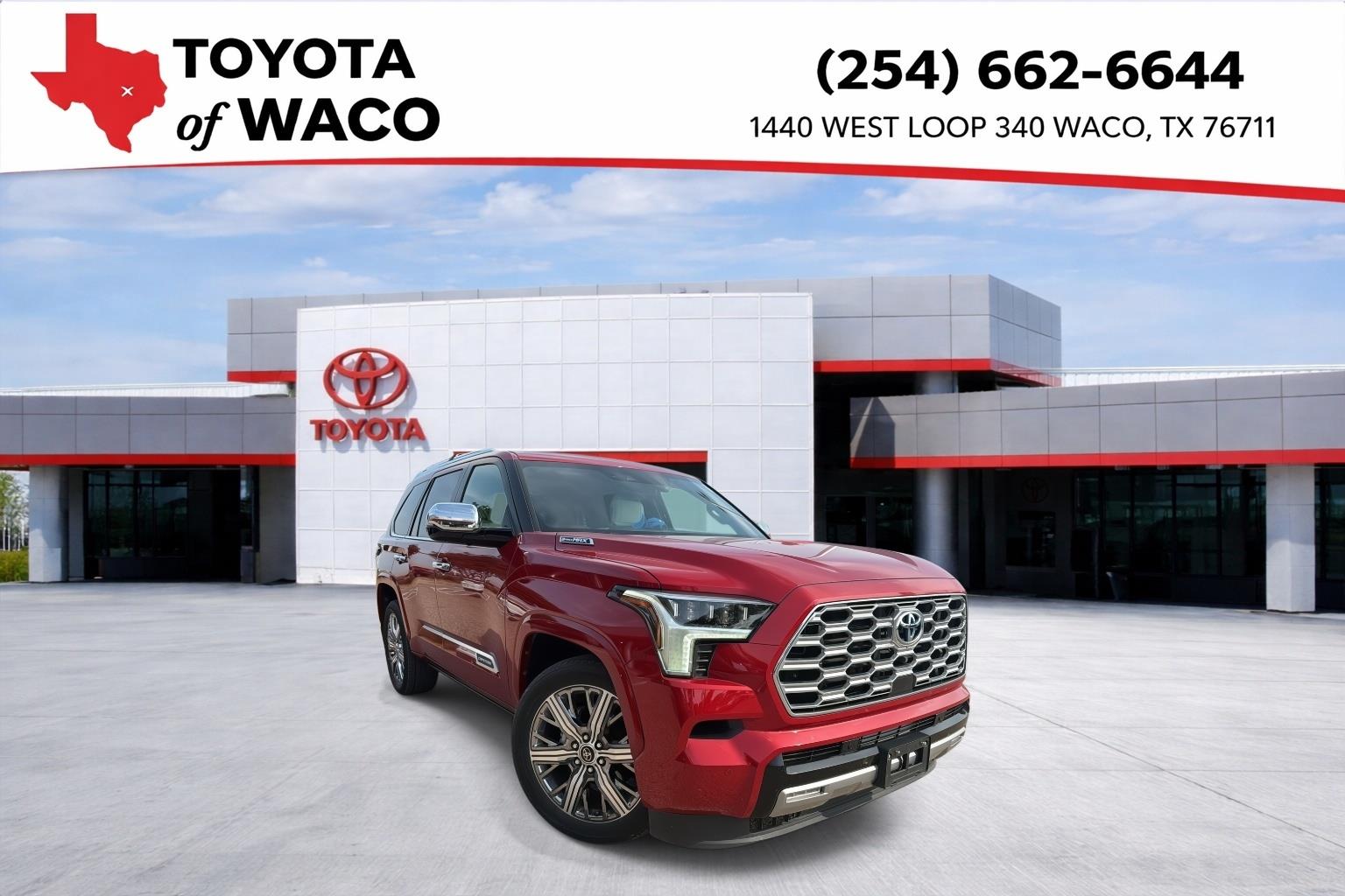 Supersonic Red 2024 Toyota Sequoia Capstone RWD SUV / Crossover 4X2 Automatic