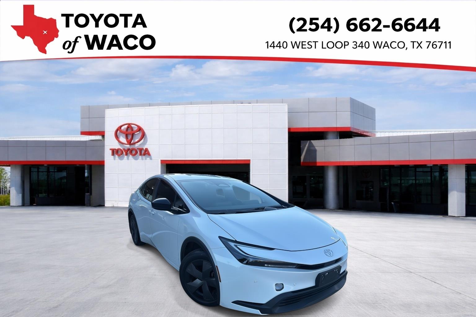White (Wind Chill Pearl) 2024 Toyota Prius Hatchback Front-Wheel Drive Continuously Variable Transmission