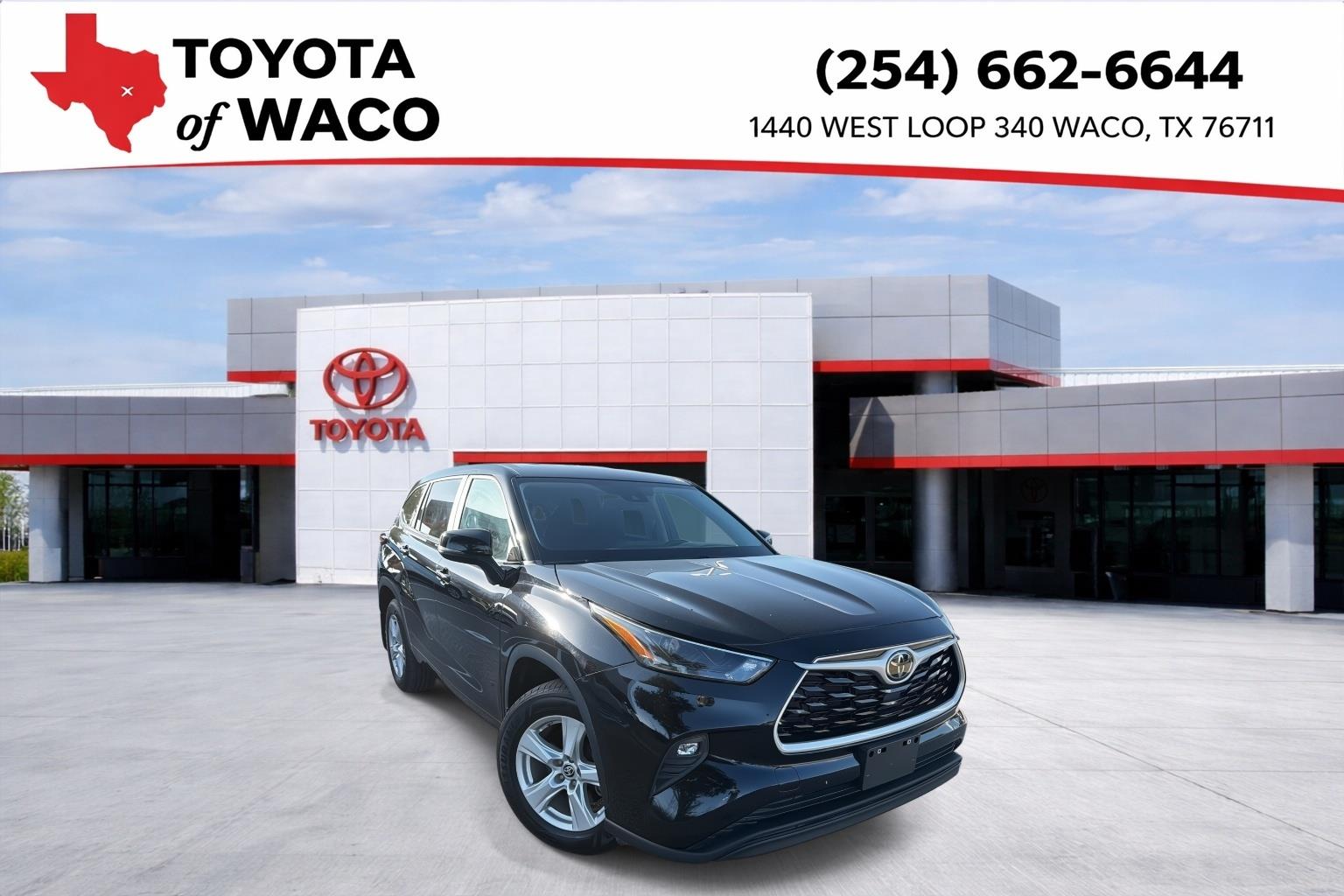 Midnight Black Metallic 2023 Toyota Highlander SUV / Crossover All-Wheel Drive Automatic