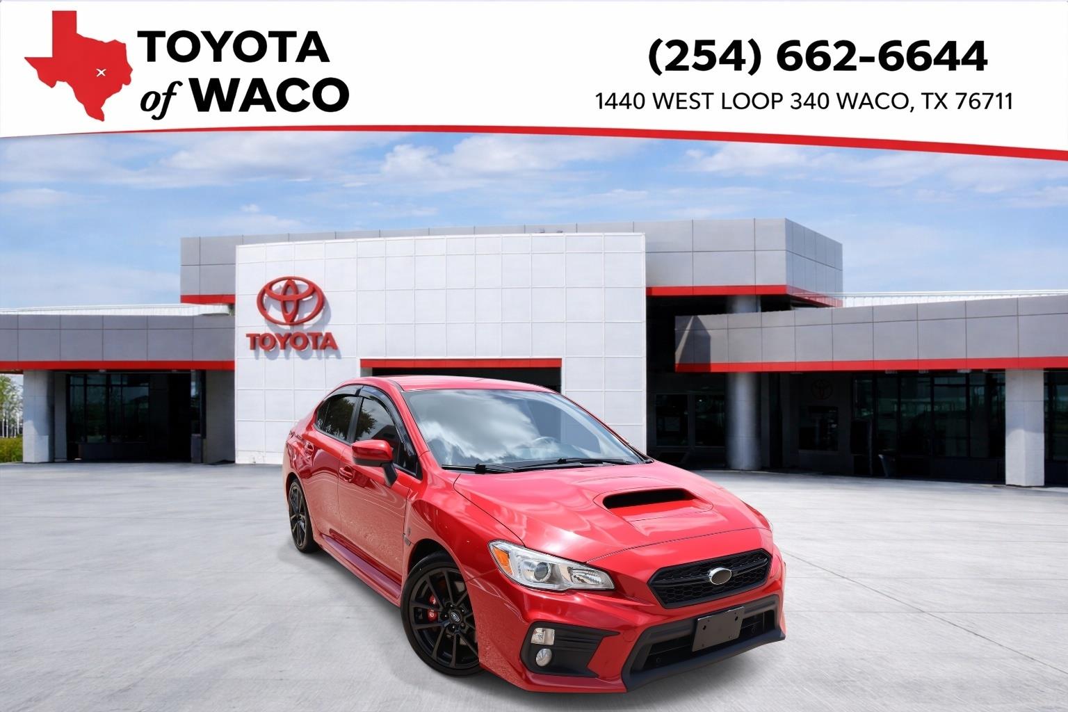 Pure Red 2020 Subaru WRX Sedan All-Wheel Drive Manual