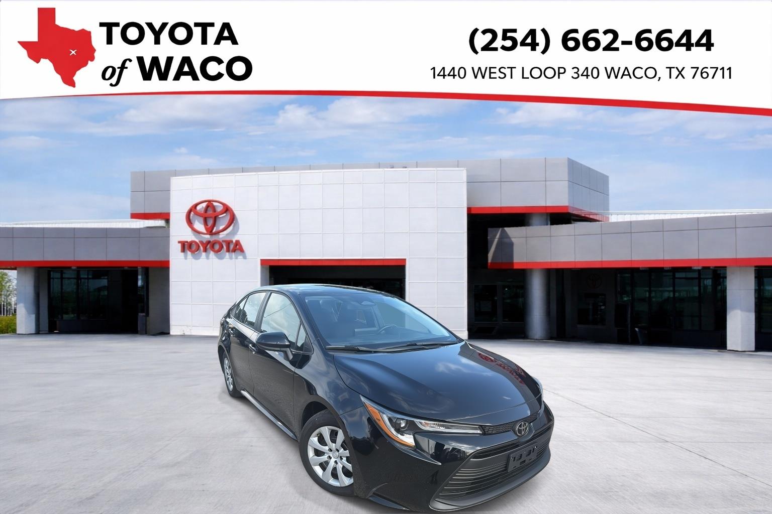 Midnight Black Metallic 2025 Toyota Corolla Sedan Front-Wheel Drive Continuously Variable Transmission
