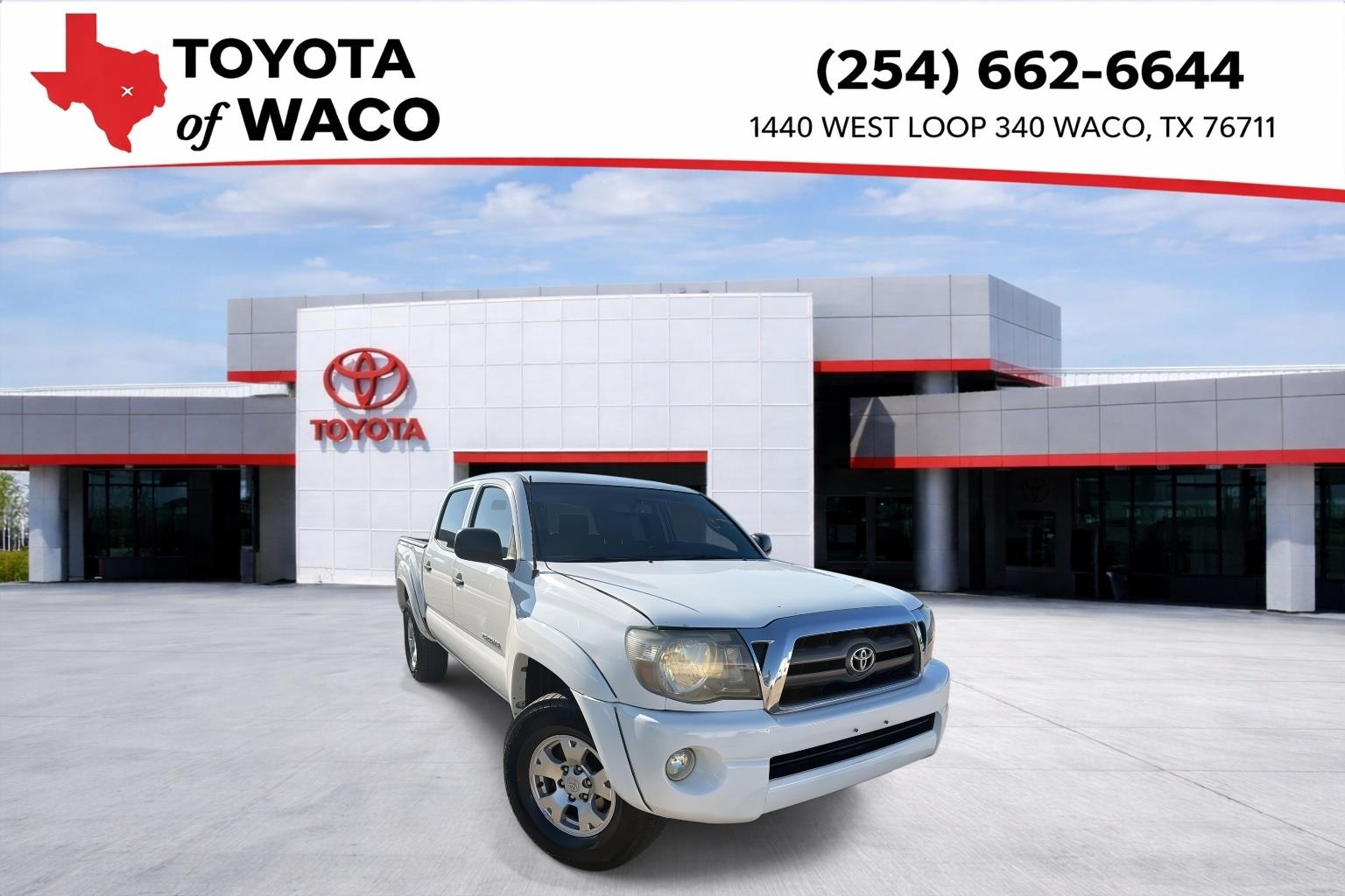 Super White 2010 Toyota Tacoma Pickup Truck 4X2 Automatic