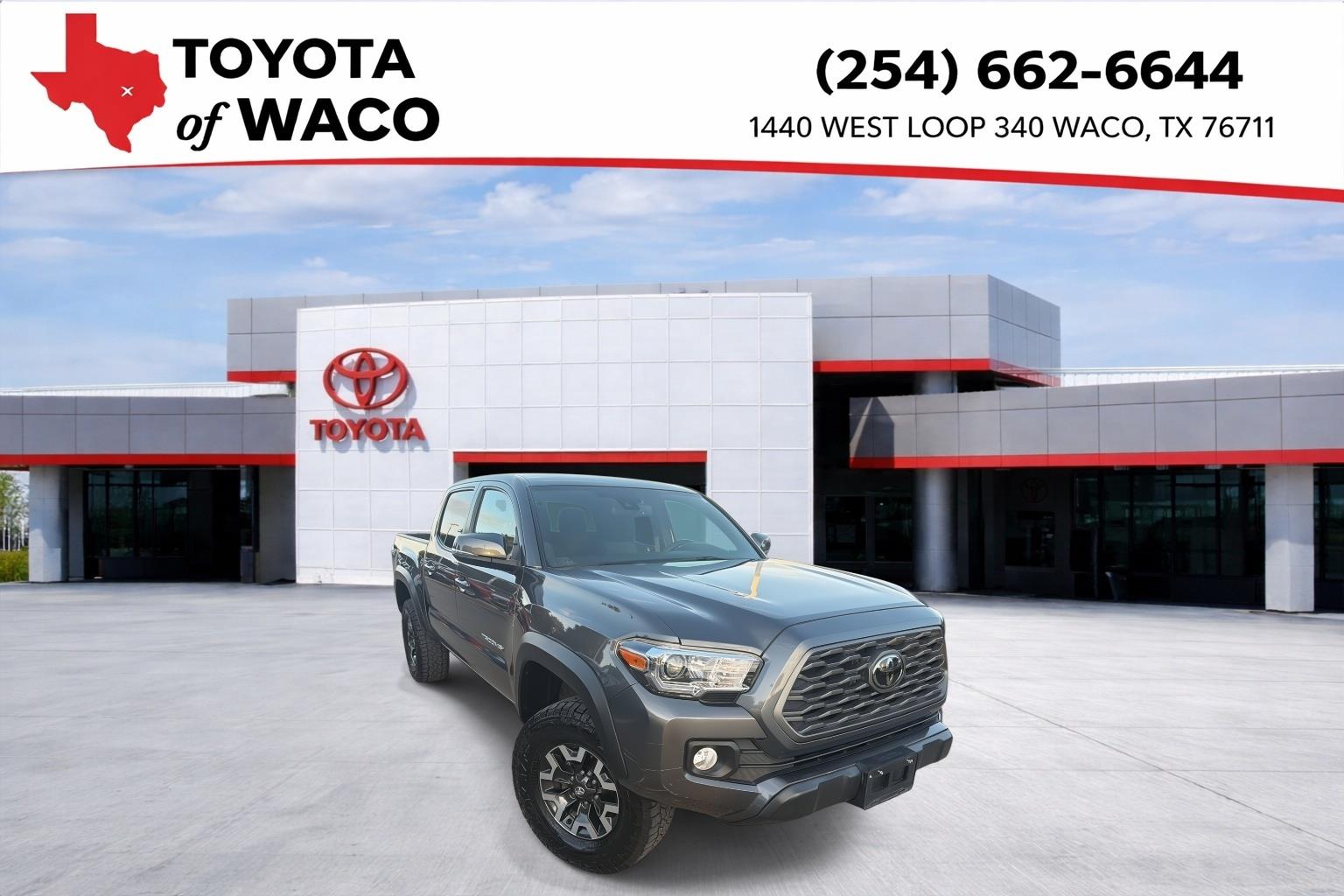 Magnetic Gray Metallic 2021 Toyota Tacoma Pickup Truck Four-Wheel Drive Manual