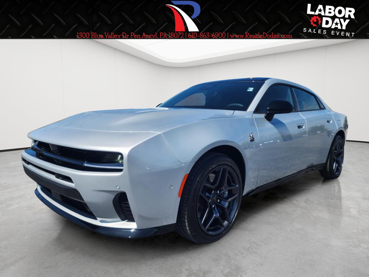 Triple Nickel Silver 2026 Dodge Charger Sedan All-Wheel Drive 8-Speed Automatic