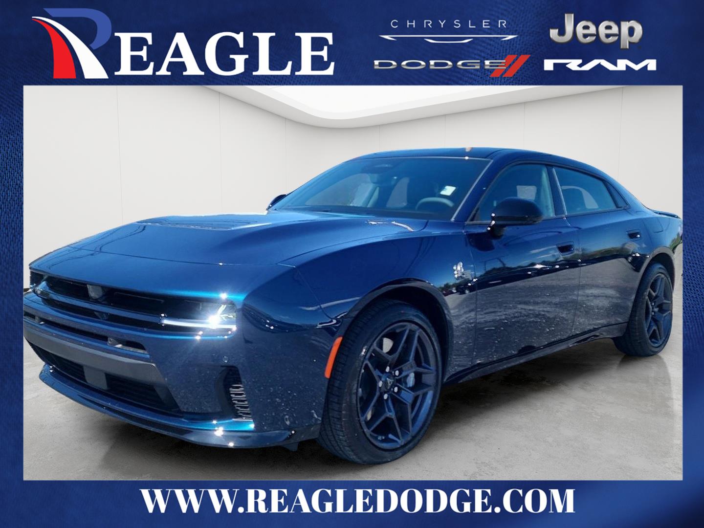 After Dark Blue 2026 Dodge Charger Sedan All-Wheel Drive 8-Speed Automatic
