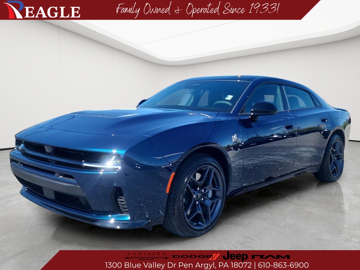 After Dark Blue 2026 Dodge Charger Sedan All-Wheel Drive 8-Speed Automatic