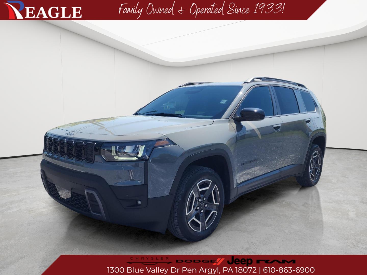 Sting-Gray Clearcoat 2026 Jeep Cherokee SUV / Crossover Four-Wheel Drive Automatic