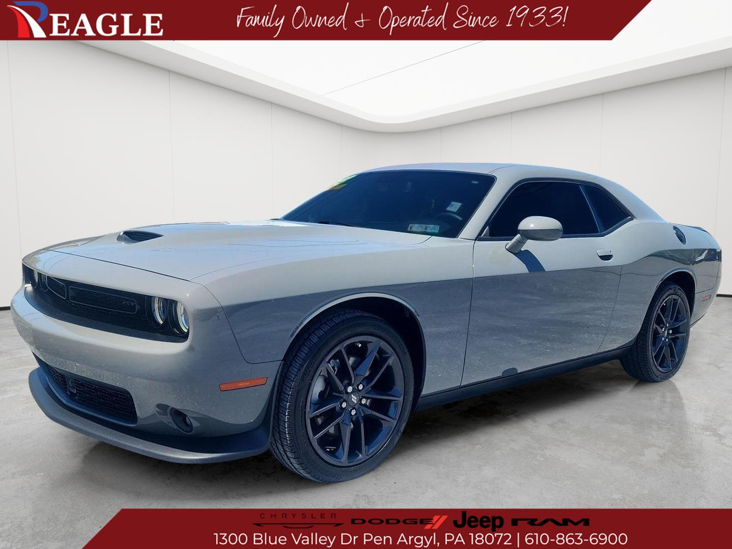 Destroyer Gray Clearcoat 2023 Dodge Challenger Coupe All-Wheel Drive 8-Speed Automatic