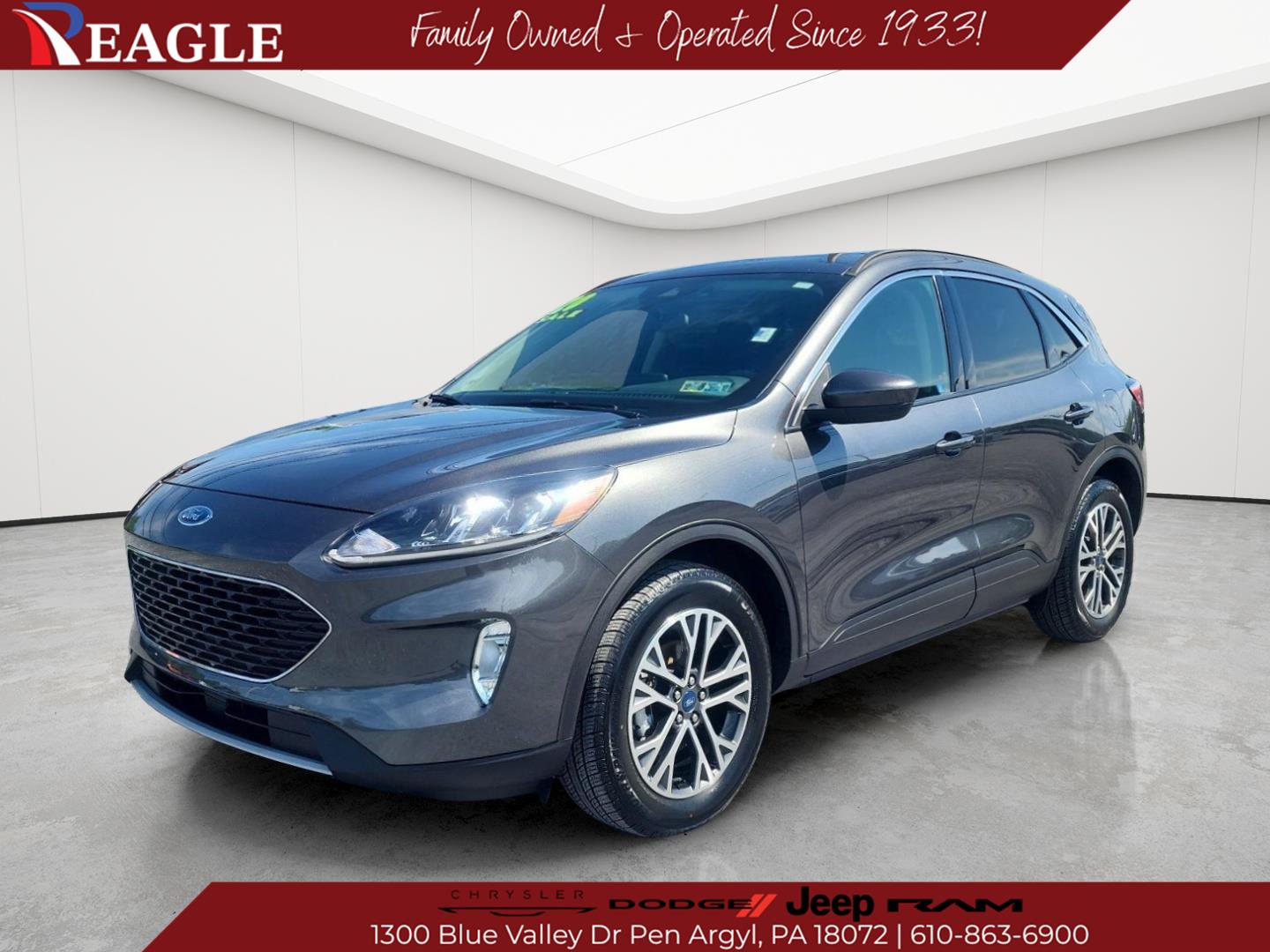 Gray (Magnetic Metallic) 2020 Ford Escape SUV / Crossover All-Wheel Drive 8-Speed Automatic