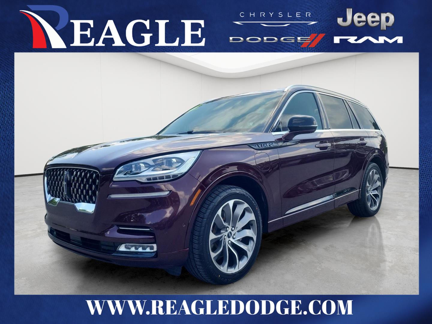 Red (Burgundy Velvet Metallic Tinted Clearcoat) 2020 Lincoln Aviator SUV / Crossover All-Wheel Drive Automatic