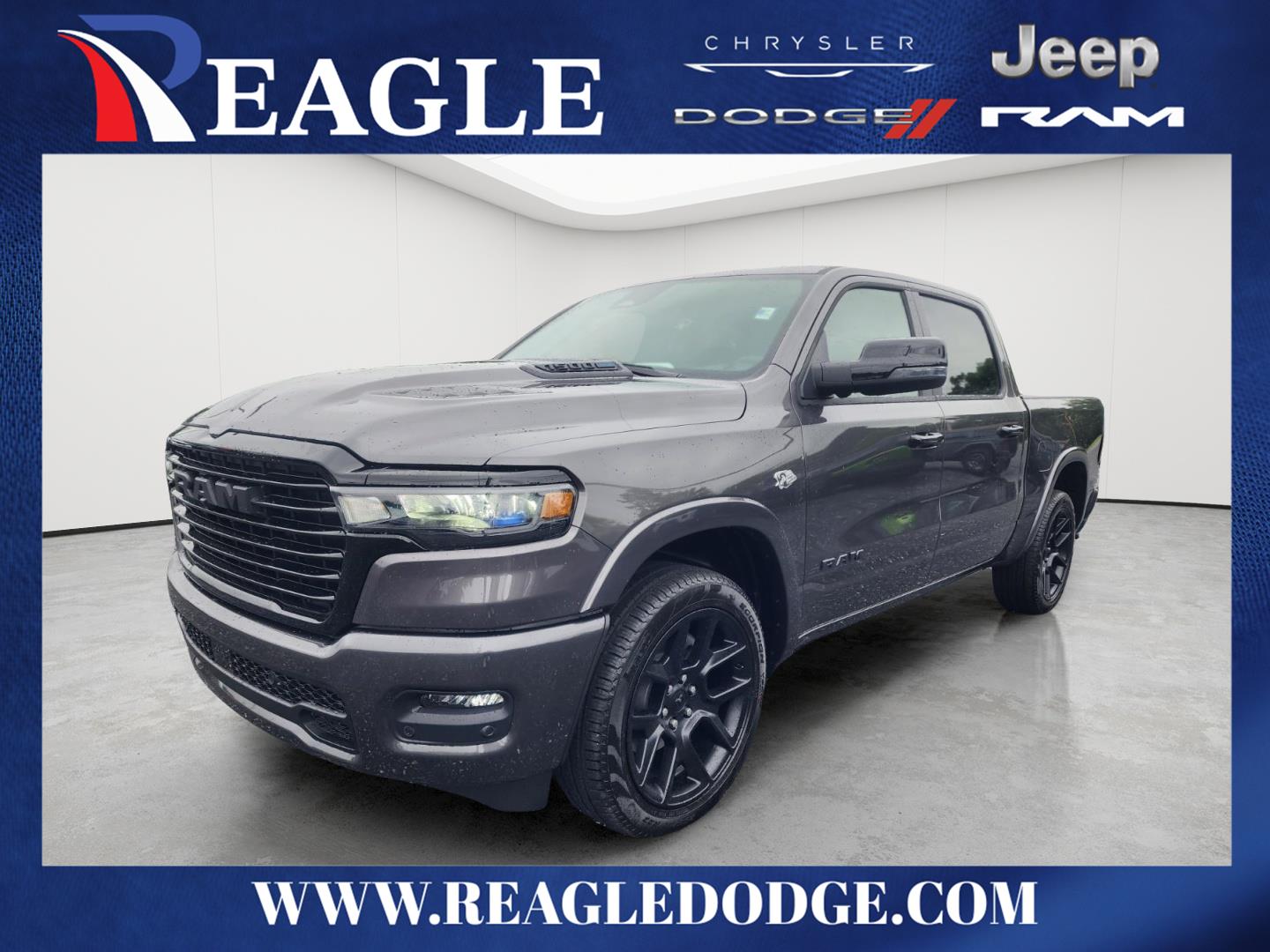 Granite Crystal Metallic Clearcoat Gray 2026 RAM 1500 Pickup Truck Four-Wheel Drive 8-Speed Automatic