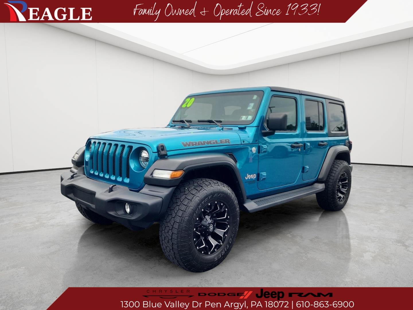 Bikini Pearlcoat 2020 Jeep Wrangler SUV / Crossover Four-Wheel Drive 6-Speed Manual