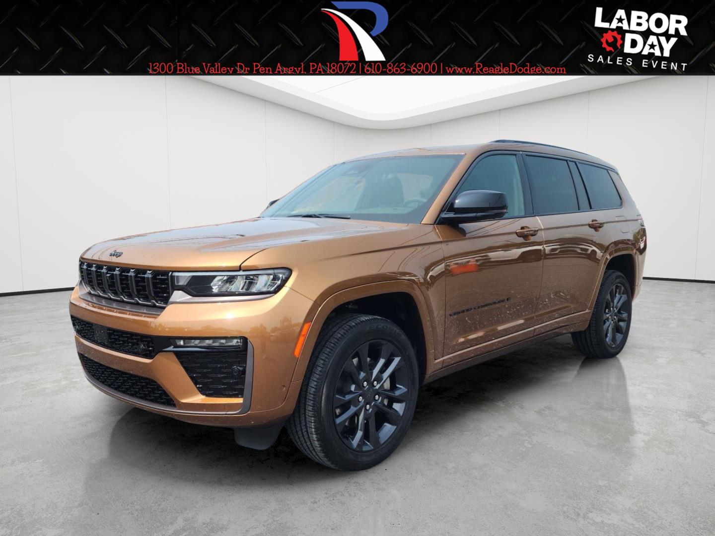 Red (Copper Shino Metallic Clearcoat Gold) 2026 Jeep Grand Cherokee L SUV / Crossover Four-Wheel Drive 8-Speed Automatic