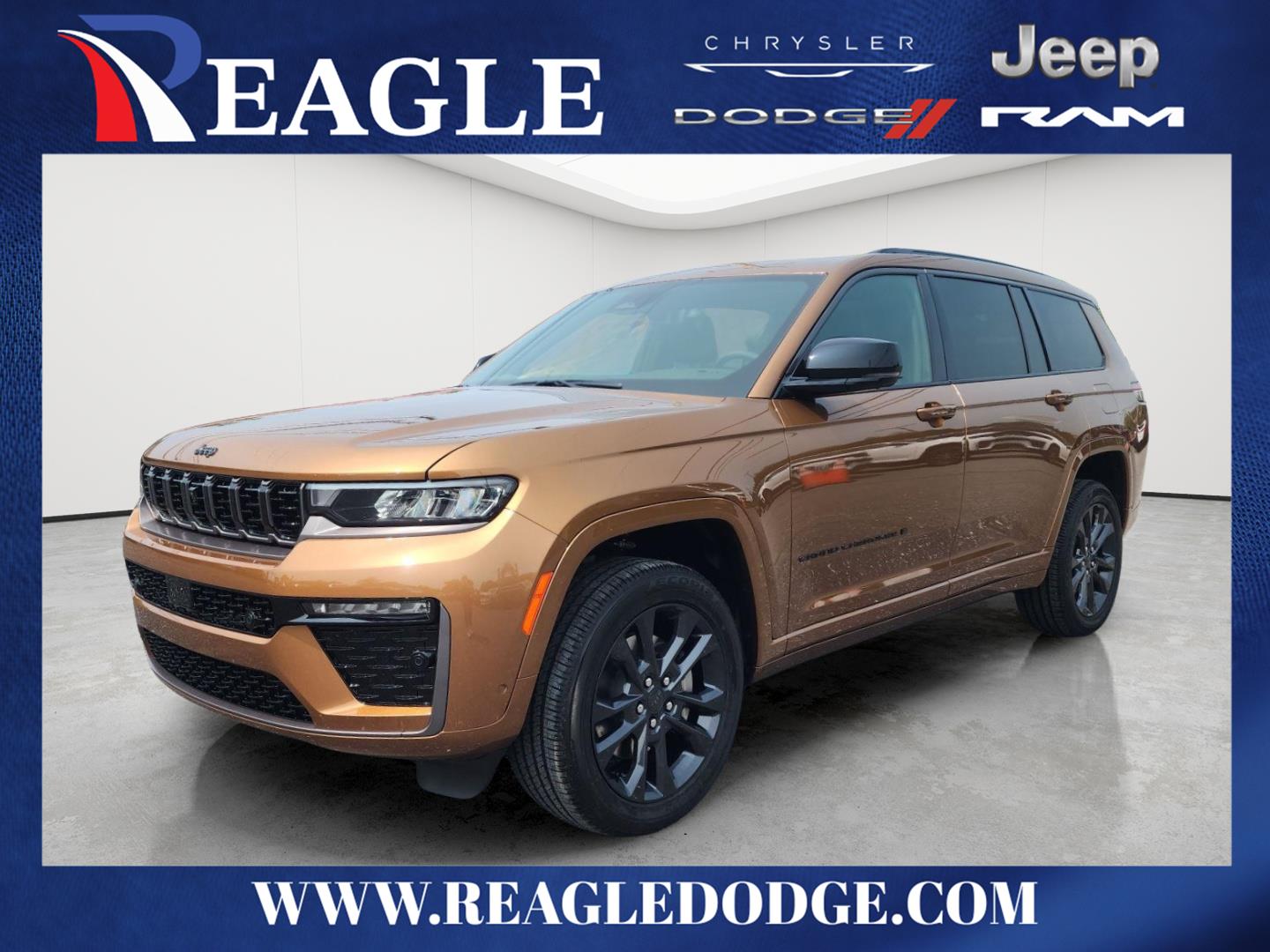 Red (Copper Shino Metallic Clearcoat Gold) 2026 Jeep Grand Cherokee L SUV / Crossover Four-Wheel Drive 8-Speed Automatic