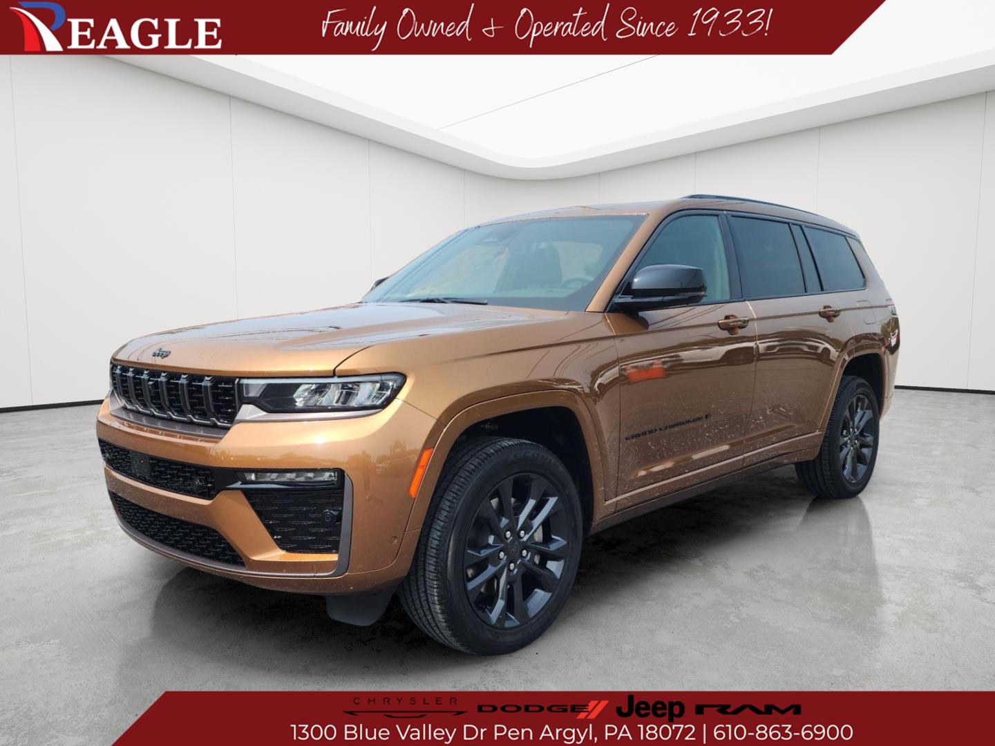 Red (Copper Shino Metallic Clearcoat Gold) 2026 Jeep Grand Cherokee L SUV / Crossover Four-Wheel Drive 8-Speed Automatic
