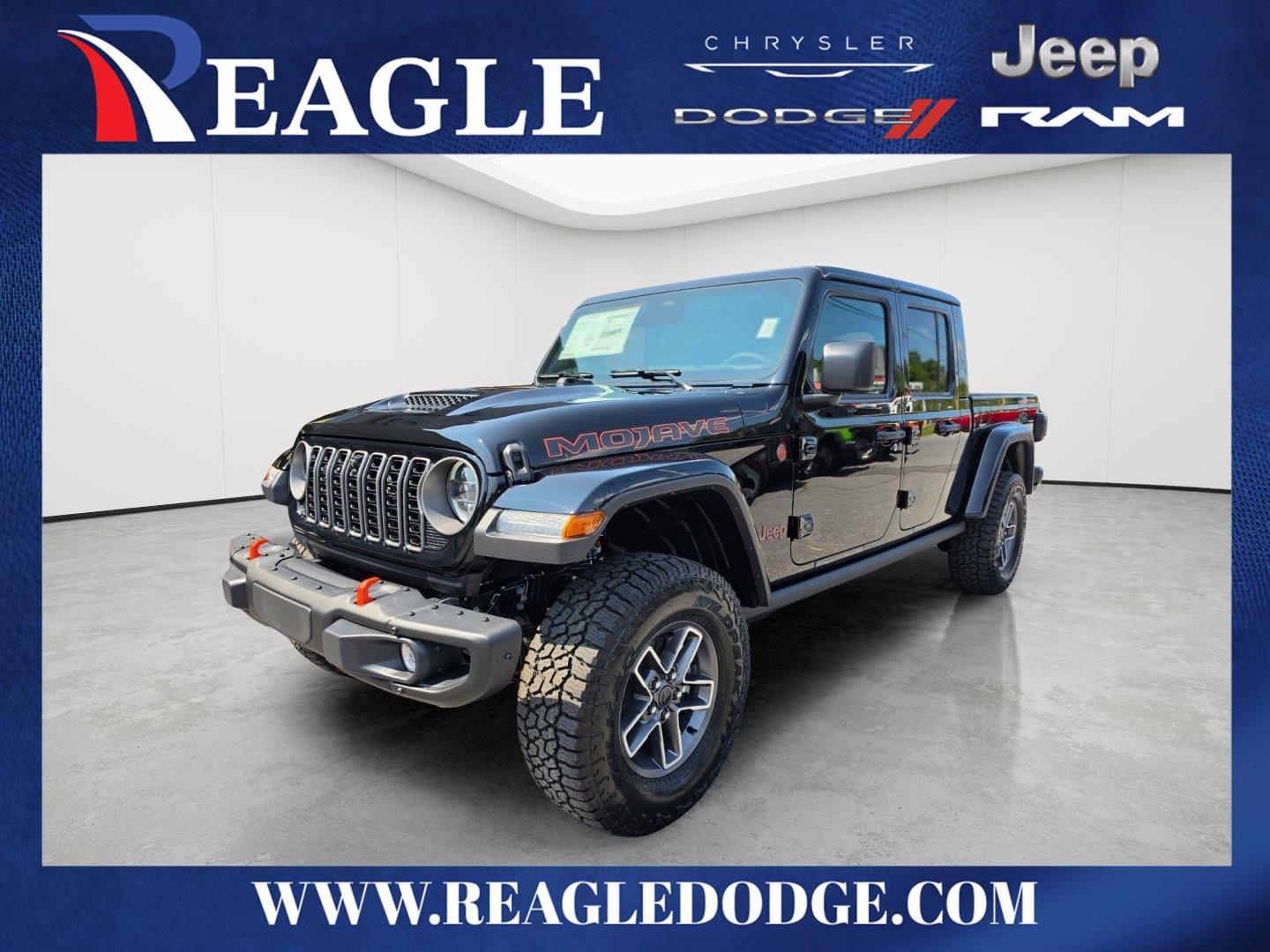 Black Clearcoat 2026 Jeep Gladiator Pickup Truck Four-Wheel Drive 8-Speed Automatic
